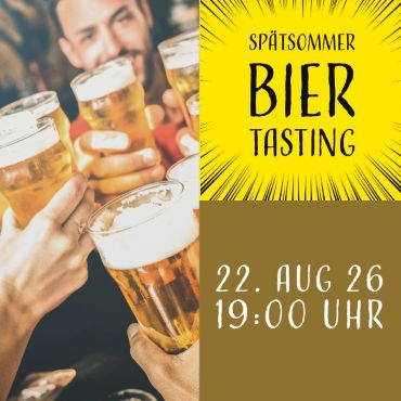Spätsommer Bier Tasting 22.08.26